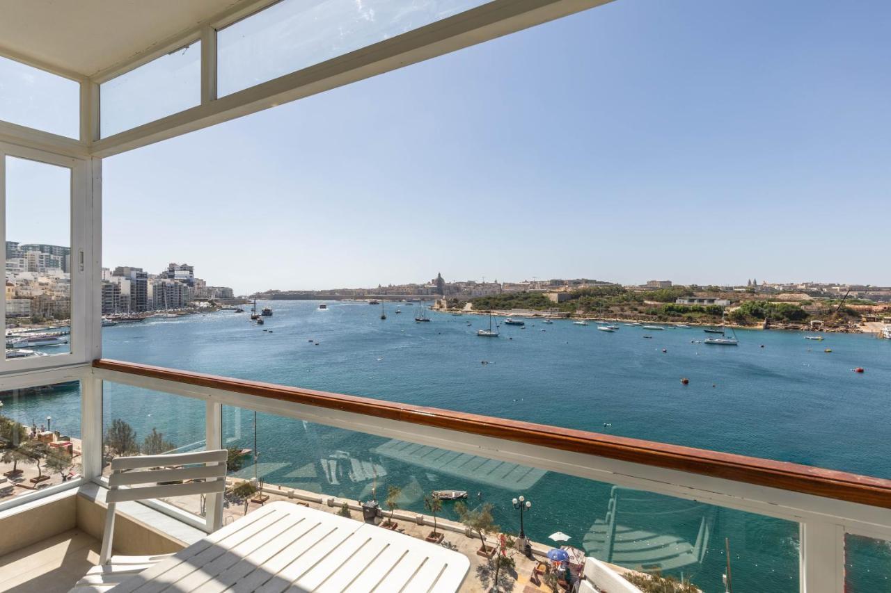 Stunning - Seafront 3-Bedroom 6Th Floor Sliema Esterno foto
